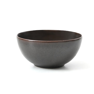 MESA | Brown Metallic Bowl  | Stoneware | 16 Cm  | Set of 2