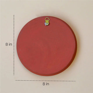 Mud wall plate décor

