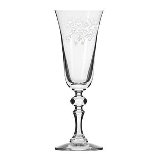 Narrow rim champagne glasses