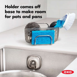 No-slip suction sponge holder

