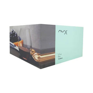 Nude Burgundy Stemware