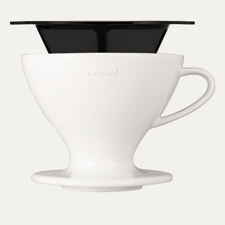 Hario | W60 Dripper | 1 - 4 Cups | Ceramic | White