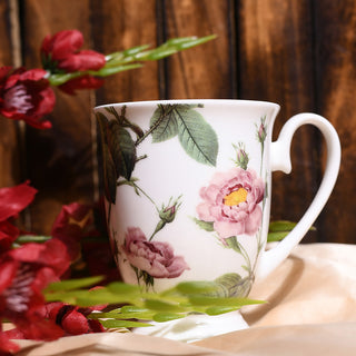 Stechcol | Rose - Tea/Coffee Cup | 300 ml | Bone China | Pink | 1 pc
