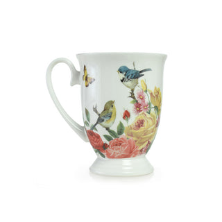 Stechcol | Vintage Bird - Tea/Coffee Cup | Bone China | 300 ml | Cream | 1 pc