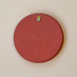 Sculpted clay wall plate

