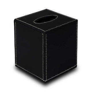 Three Sixty Degree | Square Tissue Box | Recycled Leather |
