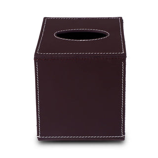 Three Sixty Degree | Square Tissue Box | Recycled Leather |