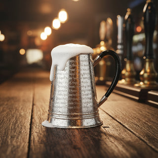 Stainless steel beer mug
