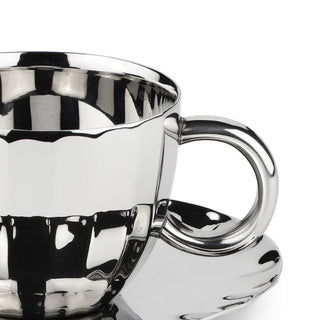 Steel tea cup set