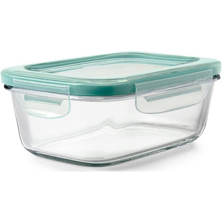 Glass meal prep container