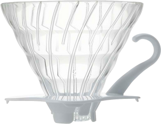 Hario | V 60 Dripper | Size 02 | 1-4 Cups | Glass | White