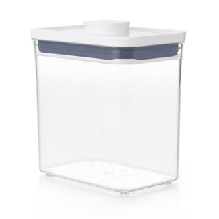 OXO | Good Grips Pop Containers | Slim Rectangle - Short | 1.6 Litres | BPA-Free Plastic | Clear
