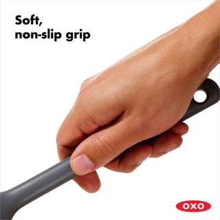 OXO | Good Grips | Everyday Flexible Turner - Small | Silicone | Peppercorn Black | 1 pc