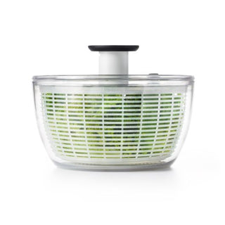 OXO | Good Grips | Salad Spinner 4.0 | BPA-Free Plastic & Glass | 5.8 Litres | Clear