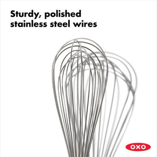 OXO | Good Grips | Balloon Whisk | 11 inches | Stainless Steel | Black | 1 pc