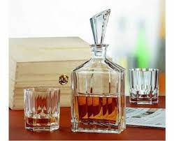 Nachtmann | Aspen | Decanter & Whisky Tumblers Set | 740 ml & 320 ml | Crystal | Set of 7