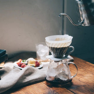 Hario | V 60 Dripper | Size 02 | 1-4 Cups | Glass | White