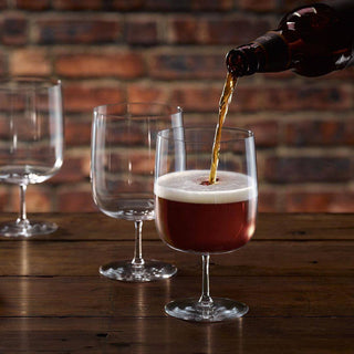 LSA International | Borough - Craft Beer Glasses | 625 ml | Crystal | Clear | Set of 4