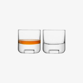 LSA International | Cask - Whiskey Tumblers | 240 ml | Crystal | Clear | Set of 2