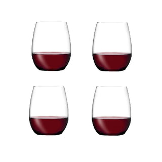 Nude | Pure | Bordeaux Glasses | 610 ml | Crystal | Clear | Set of 4