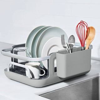 OXO | Extendable Over-the-Sink Dish Rack | Rust-Proof Aluminum | Silver