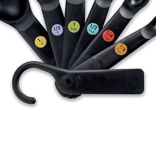 OXO | Good Grips | Measuring Spoon Set | Black | BPA-Free Plastic | Set of 7