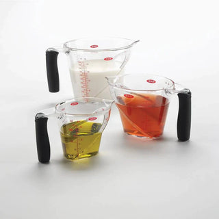 OXO | Good Grips | Angled Measuring Cup | 1000 ml | Plastic & Rubber | Transparent | 1 pc