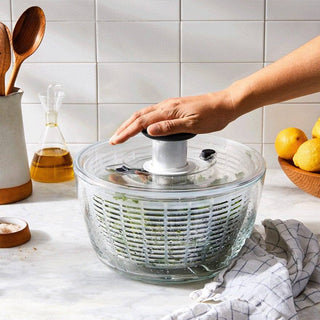 OXO | GG GLASS SALAD SPINNER | White | Borosilicate glass