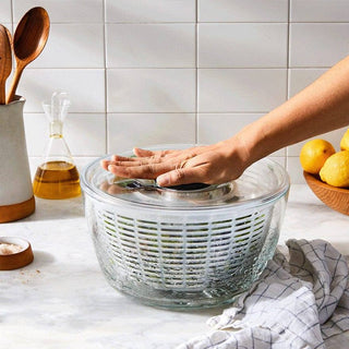 OXO | GG GLASS SALAD SPINNER | White | Borosilicate glass