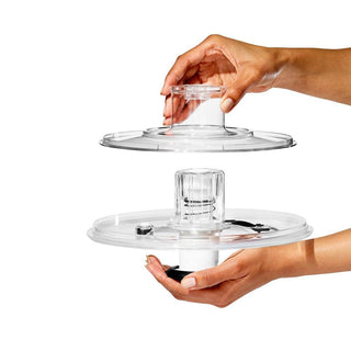 OXO | GG GLASS SALAD SPINNER | White | Borosilicate glass