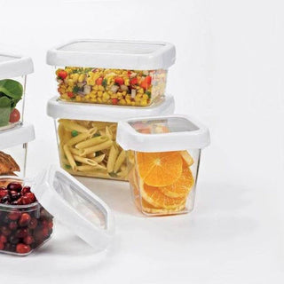 OXO | Good Grips Locktop Container - Small Square | 590 ml | 2.5 Cups | BPA-Free Plastic | White