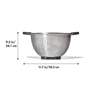 OXO | Good Grips | Colander | 2.8 Litres | Stainless Steel | Silver | 1 pc