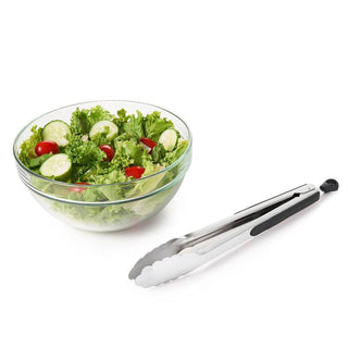 OXO | Good Grips | Tongs | 9" | Stainless Steel | Silver | 1 pc