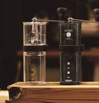 Hario | Coffee Mill Smart G - Compact Hand Coffee Grinder | Transparent | 24 Gram