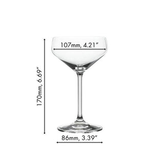 Spiegelau | Style Coupette Glasses | Set of 4 |290 ml