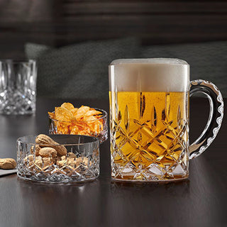 Nachtmann | Noblesse | Beer Mug & Bowl Set | 600 ml & 310 ml | Crystal | Set of 4