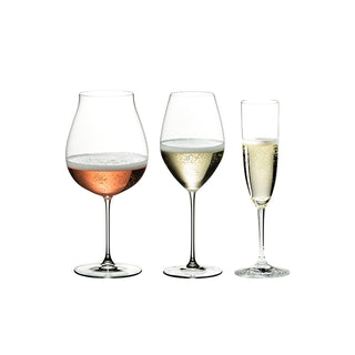 Riedel | Veritas - Champagne Tasting Set | Crystal | Clear | Set of 3