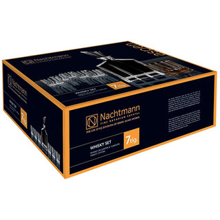 Nachtmann | Aspen | Decanter & Whisky Tumblers Set | 740 ml & 320 ml | Crystal | Set of 7