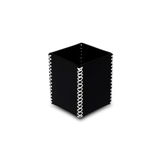 Three Sixty Degree | Mobi - Multi-Storage Box | Recycled Leather | Black | 1 pc