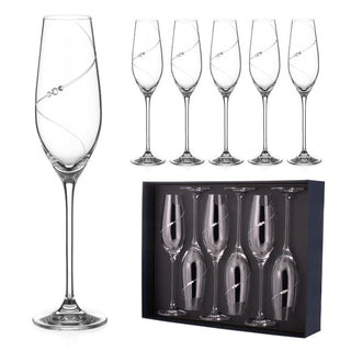 Diamante Silhouette Flute 6