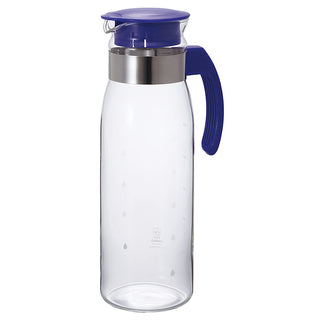 Hario | Refrigerator Pot Slim | Heat-Proof Glass & Plastic| 1400 ml | Blue