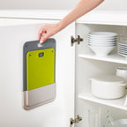 Door Store Chop - Green & Gray