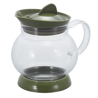 Hario | Jumping Tea Server | Heat-Proof Glass & Plastic | 350 ml | Green
