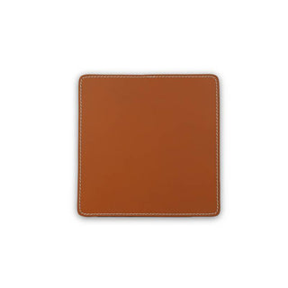 Three Sixty Degree | Square Mouse Pad | Recycled Leather | Cognac | 1 pc