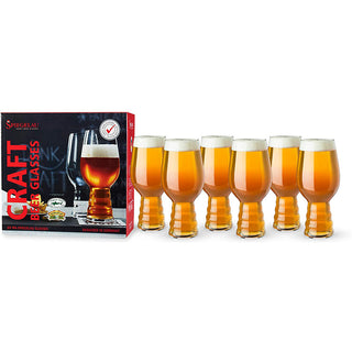 Narrow pilsner beer glass