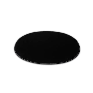 Three Sixty Degree | Bella - Oval Placemat | Recycled Leather | Black | 1 pc