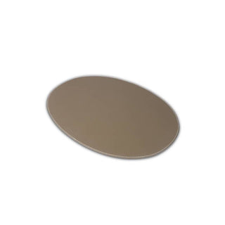 Three Sixty Degree | Bella - Oval Placemat | Recycled Leather | Taupe | 1 pc