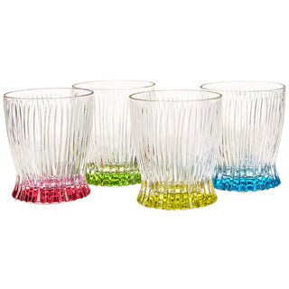 Riedel | Fire - Fire & Ice Whisky Tumblers | 295 ml | Crystal | Multi-Colour | Set of 4