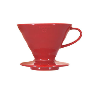 Hario | Hot Brew Paper Drip | Size 02 | 1-4 Cups | Ceramic | Red