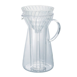 Hario | V60 Hot and Iced Glass Coffee Maker | Heat-Proof Glass | Size 02 | 700 ml | Clear